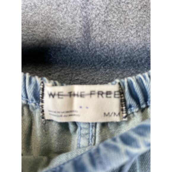 Free People Veritas Wide Leg Jeans Size Medium Drawstring - Picture 9 of 10